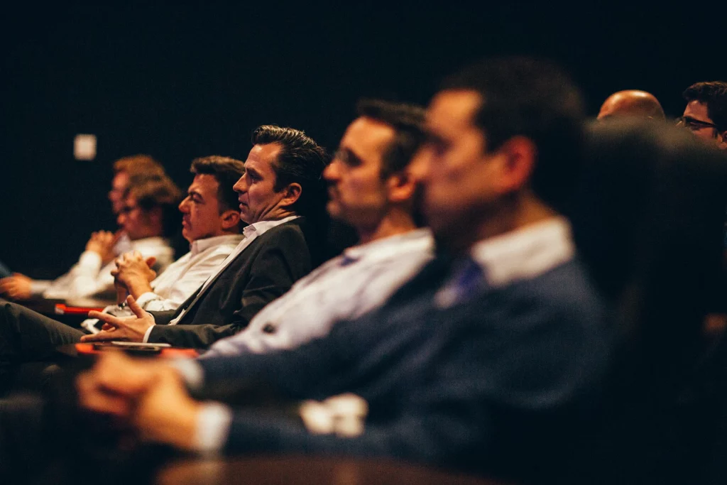 Photo d'un workshop organiser par underside autour des chatbots au kinepolis imagibraine