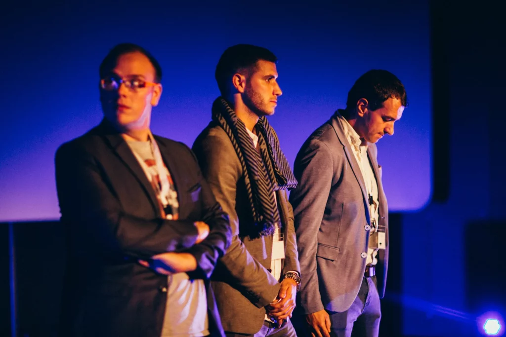 Photo d'un workshop organiser par underside autour des chatbots au kinepolis imagibraine