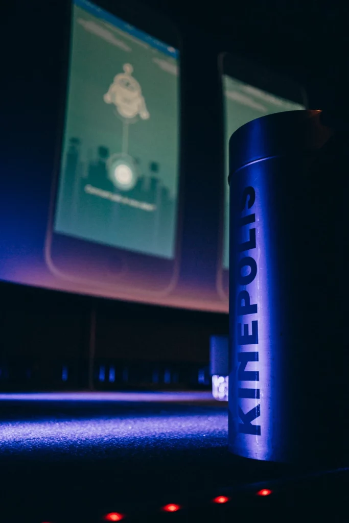 Photo d'un workshop organiser par underside autour des chatbots au kinepolis imagibraine