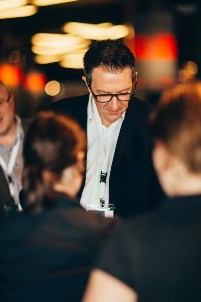 Photo d'un workshop organiser par underside autour des chatbots au kinepolis imagibraine