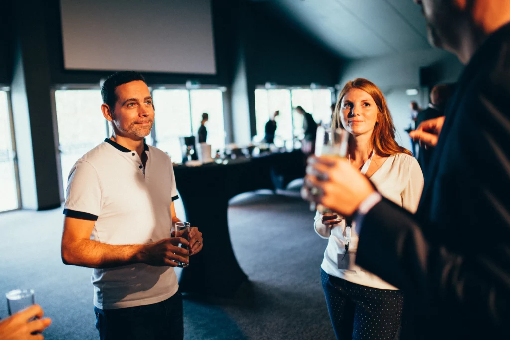 Photo d'un workshop organiser par underside autour des chatbots au kinepolis imagibraine