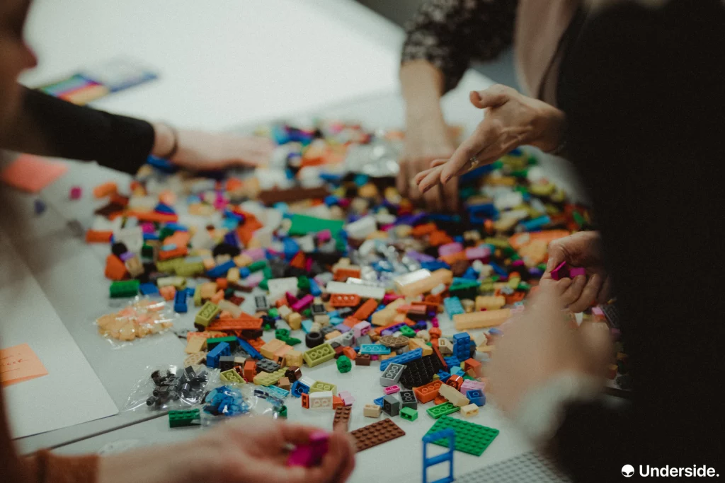 Photo durant un Workshop de Design Thinking