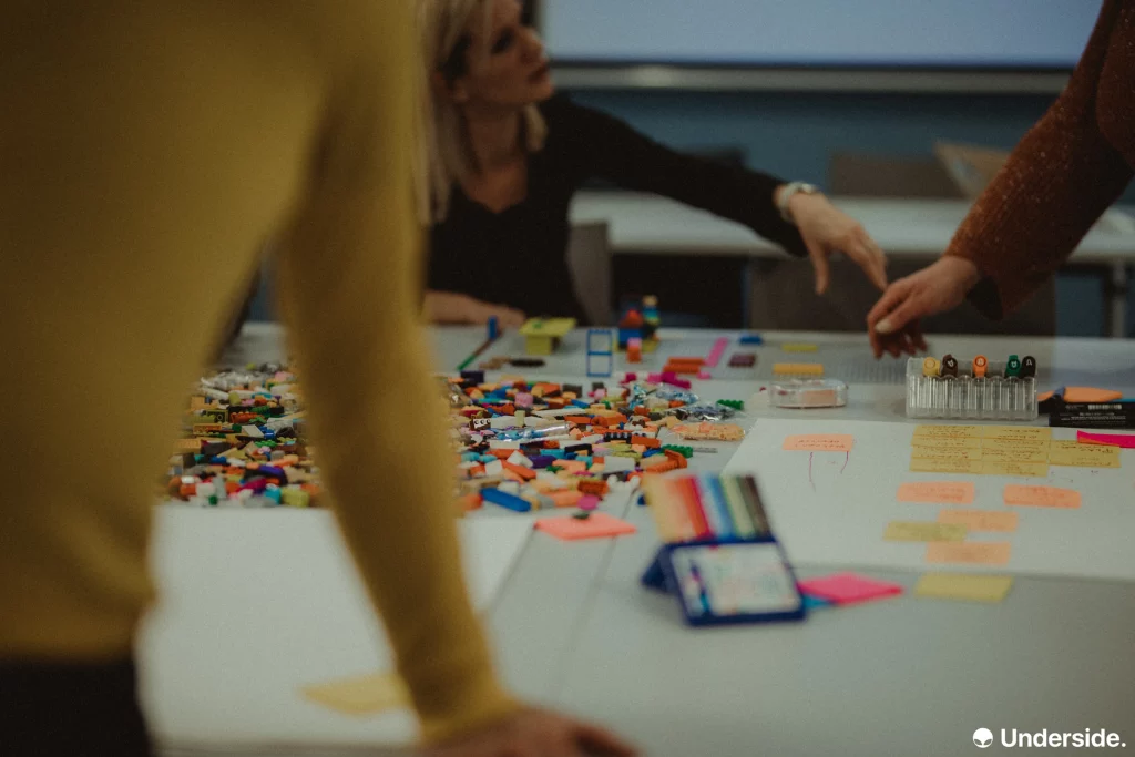 Photo durant un Workshop de Design Thinking