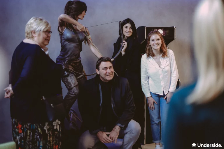 Photo lors de la visite du ministre Denis Ducarme